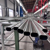 Çiftlik Serası ve Sulama Yapısı için Önceden Galvanizlenmiş ERW Oval Çelik Boru