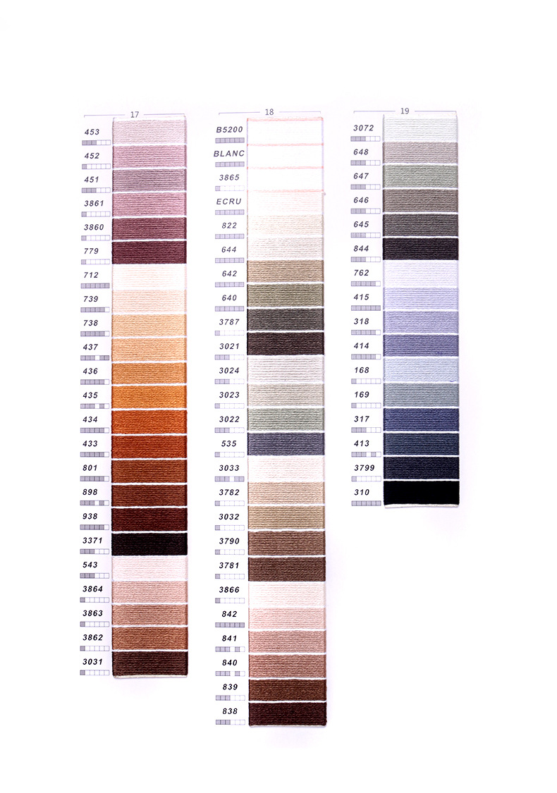 Choisissez parmi la carte de couleurs 05