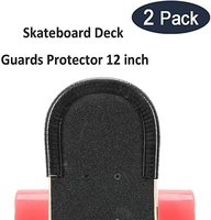 Protection de planche de skateboard électrique longboard, protection en caoutchouc durable absorbant les chocs