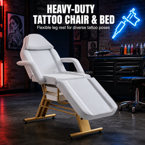 Table de massage professionnelle réglable pour salon de beauté, spa, extension de cils, tatouage – Chaise robuste - Product Image 3
