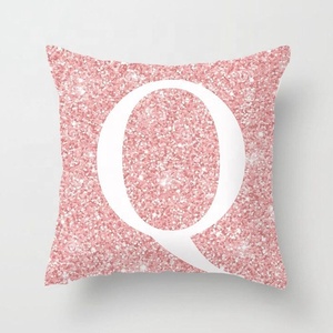 Coussin décoratif personnalisé <span class=keywords><strong>avec</strong></span> inscription rose pour canapé, décoration personnalisée pour canapé - Product Image 5