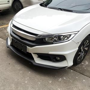 <b>Car</b> Front Bumper Lip Side Skirt Spoiler Rear Bumper Splitter <b>Diffuser</b> <b>For</b> Honda Civic 2016 10th Gen Body Kit <b>Car</b> Accessories - Product Image 1