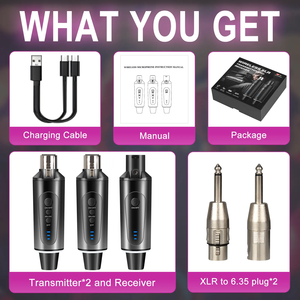 Voxfull Mx20 <span class=keywords><strong>2.4G</strong></span> Xlr Không Dây Máy Phát Và Máy Thu Kỹ Thuật Số Có Dây Để Không Dây Microphone Transmitter Microphone Adapter - Product Image 6