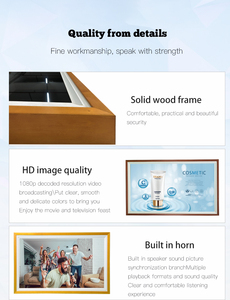 15.6 21.5 32 43 inch phòng trưng bày nghệ thuật tư nhân triển lãm làm việc khung TV thông minh Bảo tàng kỹ thuật số chống chói mờ LCD Khung ảnh kỹ thuật số - Product Image 5