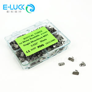 Eluck ortodontico dentale tubo buccale 1 ° molare collabile n-conv singolo <span class=keywords><strong>ROTH</strong></span>/MBT monoblocco buccale set di tubi - Product Image 6