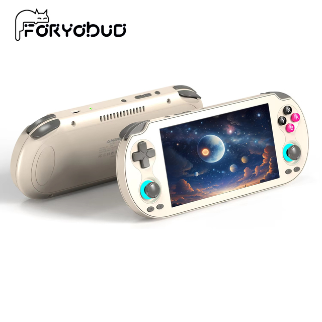 RG Vita Retro Handheld Game Console 5.46-inch IPS Touchscreen 1280x720 Resolution 5000mAh Battery Android 12 Wi-Fi Gaming Device