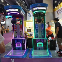 Máquina de Juego de Boxeo Operada con Monedas, Medidor de Fuerza de Puñetazo, Personalizable para Parques de Diversiones
