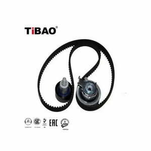 Kit de <span class=keywords><strong>courroie</strong></span> de <span class=keywords><strong>distribution</strong></span> de moteur automatique TiBAO courroies tendeurs pour <span class=keywords><strong>Audi</strong></span> <span class=keywords><strong>A1</strong></span> A3 Q3 1.4T VW JETTA GOLF Seat 04E198119A 04C109244B 04C109244D - Product Image 1