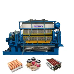 large capacity egg tray machine Zengtuo machinery small investment business