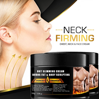 NOUVEAU TOP Crème Chauffante Stimulante pour la Transpiration, Sculptante, Anti-Cellulite, pour l'Entraînement, Raffermissante et Amincissante pour Abdomen, Fessiers et Cou
