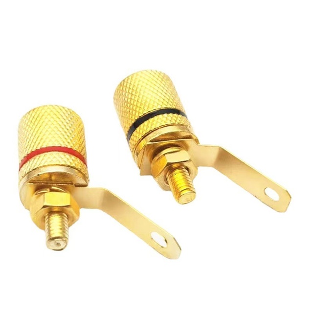 Gold-plated Terminal Speaker Terminal Audio Terminal 4MM Banana Plug Socket