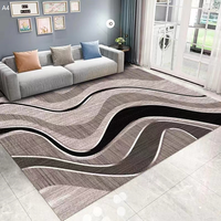 Tapis de salon épais antidérapant, le plus grand, lavable en machine, décoration moderne pour la maison, tapis en velours cristal, adapté aux animaux domestiques, rembourré