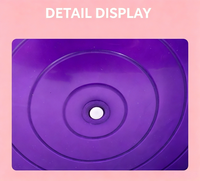 Medizinball-Yoga-Gestell für Schwangere aus PVC-Material, Umweltfreundlich, Anti-Burst-Funktion, Inklusive Geburts- und Erholungsplanungsbuch (Lavendel 65cm)