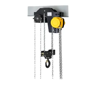 Supplier high quality low headroom hoist manual chain trolley frame for sale