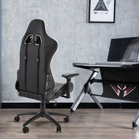 Chaise de jeu d'ordinateur de logo personnalisé professionnel Style de course moderne matériau PU réglable pour une utilisation au bureau