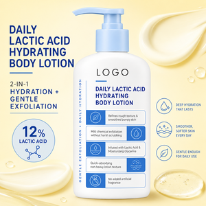 Lotion exfoliante douce, sans irritation ni rougeurs, absorption rapide, hydrate durablement, lotion hydratante pour le corps à l'acide lactique, usage quotidien - Product Image 3