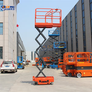 Plateforme élévatrice à ciseaux électrique portable réglable pour travaux en hauteur, mini échafaudage d'atelier, 4 m, 5,8 m, plateforme pour panier de travail - Product Image 2