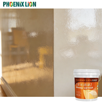 Revêtement transparent à base d'eau pour peinture murale artistique, finition mate, transparente, résistante aux rayures, protection, fourniture directe d'usine OEM