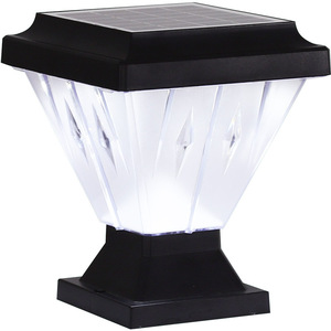 Lampada da giardino solare esterna impermeabile IP65 colonna esterna Post pilastro lampada per cortile & Villa cancello - Product Image 1