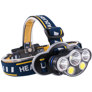 Super brillante 8LED USB recargable <span class=keywords><strong>cabeza</strong></span> lámpara T6 Cob rojo al aire libre <span class=keywords><strong>de</strong></span> alta potencia impermeable Camping <span class=keywords><strong>linterna</strong></span> - Product Image 4