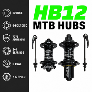 Wholesale MTB <strong>Bike</strong> Hub24/28/32holes 6 Pawls Six Seal Bearing 7-12speed HG/<strong>MS</strong>/XD 120clicks Mountain Bicycle Disk Brake Cycle Hubs - Product Image 2