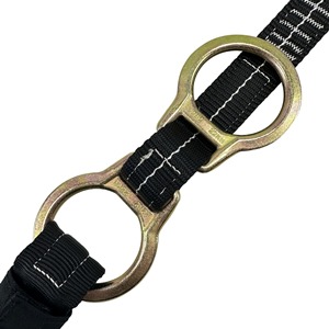 ANSI Padrão Único Elastic Leg Lanyard Arnês De Segurança Preto Feito de Poliéster SND79