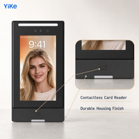Terminal de contrôle d'accès par reconnaissance faciale avec écran tactile IPS 7 pouces et détection de vitalité par double caméra pour la gestion d'accès au bureau