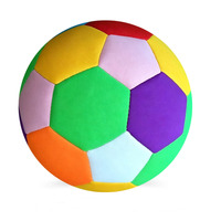 Ballons de football cousus à la machine en tissu, vente directe usine JANYGM, taille 5/4, multicolores, adaptés aux enfants apprenant le football