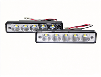 Barre lumineuse de travail LED 6 pouces 5W, feux de jour DRL, étanche IP65, lampe auxiliaire de conduite 12V pour véhicule