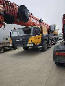 Grue sur camion hydraulique Sany 160 tonnes, modèle 2023, hauteur de levage 60m, d'occasion, faible usure, performances exceptionnelles, moteur, boîte de vitesses, engrenages - Product Image 3