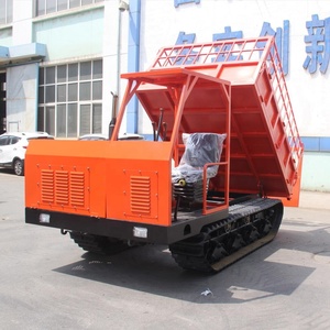 5ton trang trại và vườn Crawler Dumper Xe Tải Tự tải Dump xe tải thủy lực xe tải với cao su theo dõi - Product Image 6