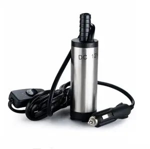 38ミリメートルTransfer Refueling Submersible Pump DC 12V 24V Diesel Fuel Water Oil Car Camping Fishing Crocodile Clip Pump