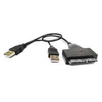 Cable USB 2.0 Easy Drive a SATA para Computadora, Cable de Datos SATA para Disco Duro SSD de 2.5 Pulgadas de hasta 2TB, 12 Meses de Garantía