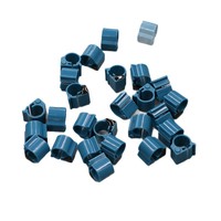 Bague RFID pour pattes de pigeon avec puce TK4100, type à clipser, pour l'identification électronique et la gestion de la volaille, fabriquée à Pékin