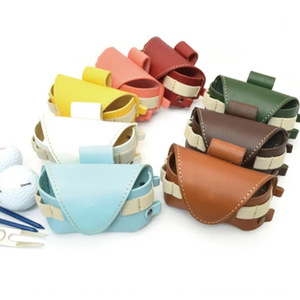 Japanese and Korean style <b>golf</b> small bag, multi-functional <b>golf</b> cleat bag, accessory bag, PU leather <b>golf</b> waist bag. - Product Image 2