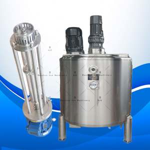 Tanque de Mezcla de Acero Inoxidable con Certificación CE, con Chaqueta de Calentamiento y Enfriamiento, Agitador Personalizado para Salsas, Cremas, Cosméticos y Productos Químicos - Product Image 2