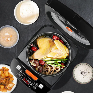 Thiết kế mới <span class=keywords><strong>5L</strong></span> đường thấp Nồi cơm điện/Nồi cơm điện thông minh điện tùy chỉnh nhựa vuông thép không gỉ nồi - Product Image 3