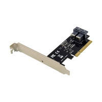 Kartu Konversi PCIe X8 Dual Port SFF-8643(Mini-SAS HD) NVMe SSD Model ST567 10/100/1000Mbps Tersedia