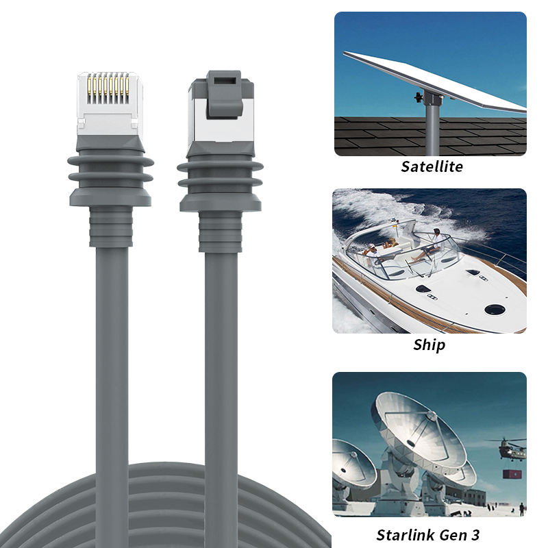 Starlink Gen 3 V3 Ethernet Cable RJ45 Waterproof Outdoor 3m
