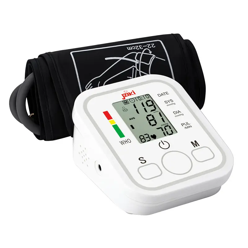 JZIKI血圧モニター上腕マシンとスピーカー & ワイドレンジカフ