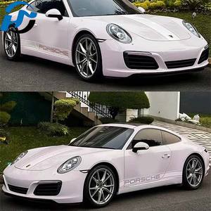 ฟิล์มไวนิลหุ้ม<span class=keywords><strong>รถยนต์</strong></span>สีชมพูอ่อนแบบคริสตัลเงา TPU นุ่ม เปลี่ยนสีได้ ซ่อมแซมตัวเองได้ ป้องกันรอยขีดข่วน ป้องกันรังสียูวี รับประกัน 5 ปี - Product Image 2