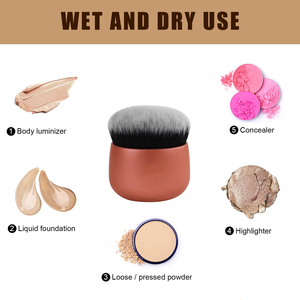 Tùy Chỉnh Khác Nhau Hình Dạng Chuyên Nghiệp Trang Điểm Bàn Chải Thuộc Da Bàn Chải Bột Bàn Chải Chi Tiết Bàn Chải Đôi Hai Mặt Bàn Chải Duy Nhất Trang Điểm Bàn Chải - Product Image 2