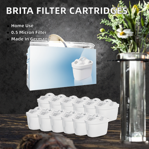 Cartouches de filtre à eau de remplacement <span class=keywords><strong>Brita</strong></span> + Style Marella Elemaris, <span class=keywords><strong>charbon</strong></span> <span class=keywords><strong>actif</strong></span> 0,5 micron, fabriqué en Allemagne, usage domestique, 2 ans - Product Image 2