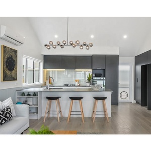 عالي اللمعة ورنيش اللوحة الحديثة خزائن المطبخ الاقتصادي Kitchenette جميع في واحد - Product Image 4