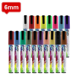 Stylo à <span class=keywords><strong>craie</strong></span> liquide à pointe moyen de 6mm pour décoration murale de fenêtre, <span class=keywords><strong>dessin</strong></span> de noël - Product Image 1