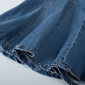 กางเกงยีนส์เด็กผู้หญิงขาสั้นทรงพลีทแบบลำลอง ลดราคาสุดฮอต - Product Image 6