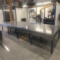 Table de soudage 3D YAHANDA avec durcissement au nitride uniforme, kits de positionnement complets, garantie 1 an pour véhicules utilitaires à énergie nouvelle