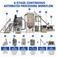 Ligne de production de pulvérisateur ultra-fin sans poussière en acier inoxydable 316 pour l'usine de broyage de poudre d'épices, d'assaisonnements et d'herbes