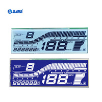 Layar LCD Speedometer Motor Berkualitas Tinggi Harga Terjangkau Custom VA HTN TN STN Segment Layar Skuter LED Backlight ROHS
