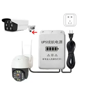 Router UPS Mini, cadangan wifi 112v 1800mah catu daya baterai DC 12V UPS mini untuk Modem Router Wifi Kamera CCTV rumah